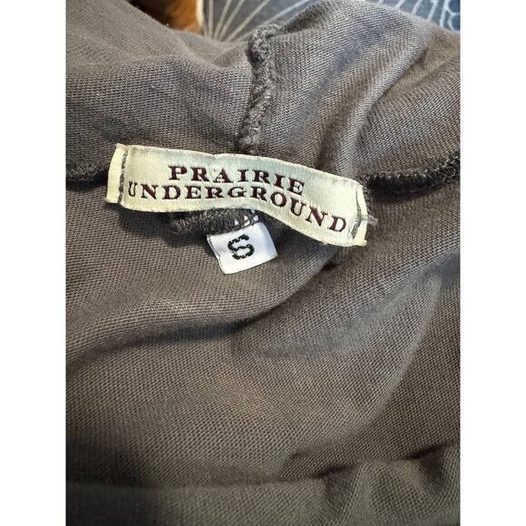 Prairie Underground Organic Cotton Cowl Neck Midi Dress Size S - Picture 5 of 7